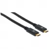 USB-C Cable Manhattan USB315CC2M 2m Male to Male Black