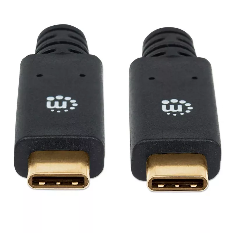 USB-C Cable Manhattan USB315CC2M 2m Male to Male Black