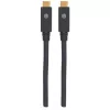 USB-C Cable Manhattan USB315CC2M 2m Male to Male Black