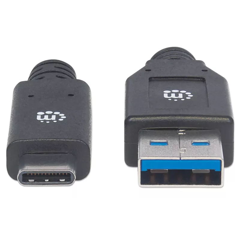 USB-C to USB-A Cable Manhattan 354981 3m Male to Male