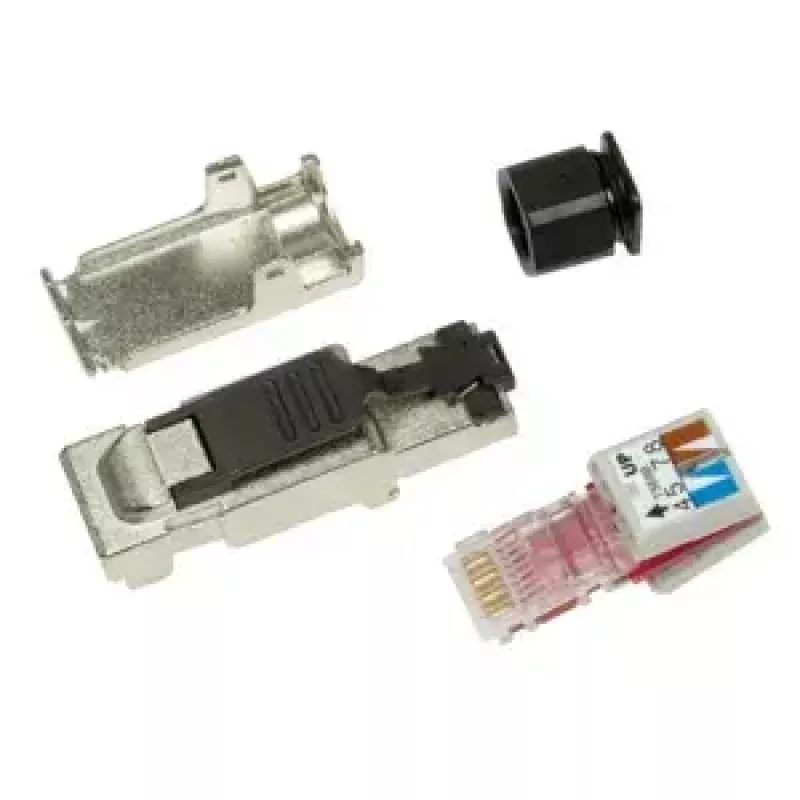 Network Cable LogiLink MP0040 RJ-45 Connector 1m Black Metallic
