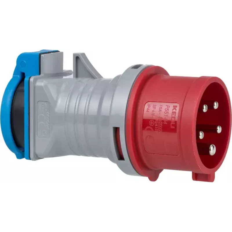 Power Plug Adapter Brennenstuhl 1081690 230V 16A Blue Grey Red