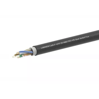 Networking Cable Lanview LVN-CAT6PE-2FUTP RJ45 CAT6 305M Black
