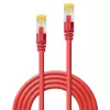 Lindy 47298 networking cable Red 10 m Cat7 S/FTP (S-STP)