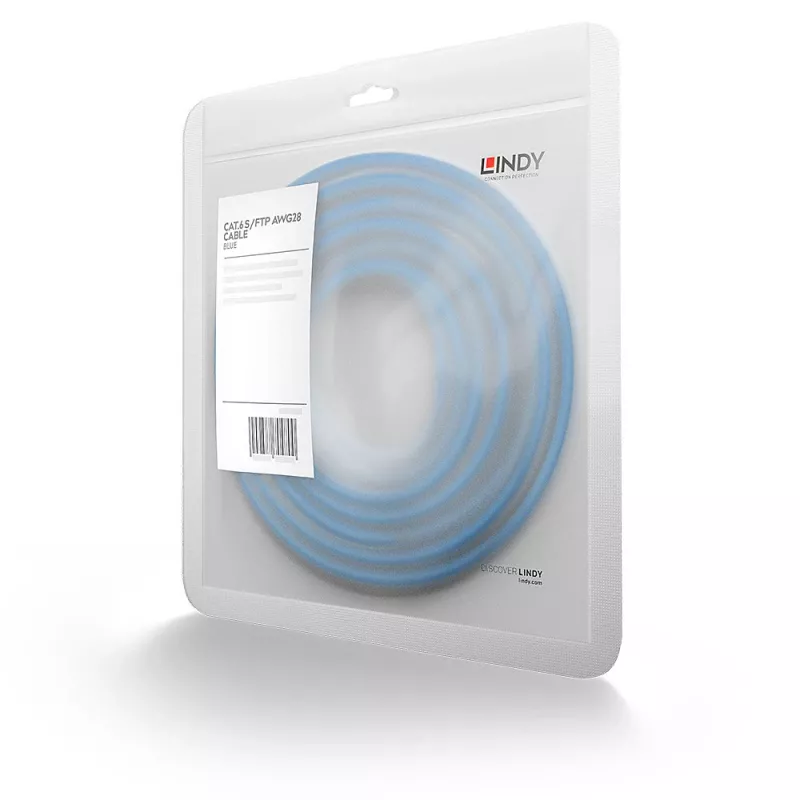 Lindy 47356 networking cable Blue 0.3 m Cat6 S/FTP (S-STP)