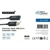 Microconnect MC-USB3.0AAF25AOP USB cable USB 3.2 Gen 2 (3.1 Gen 2) 25 m USB A Black