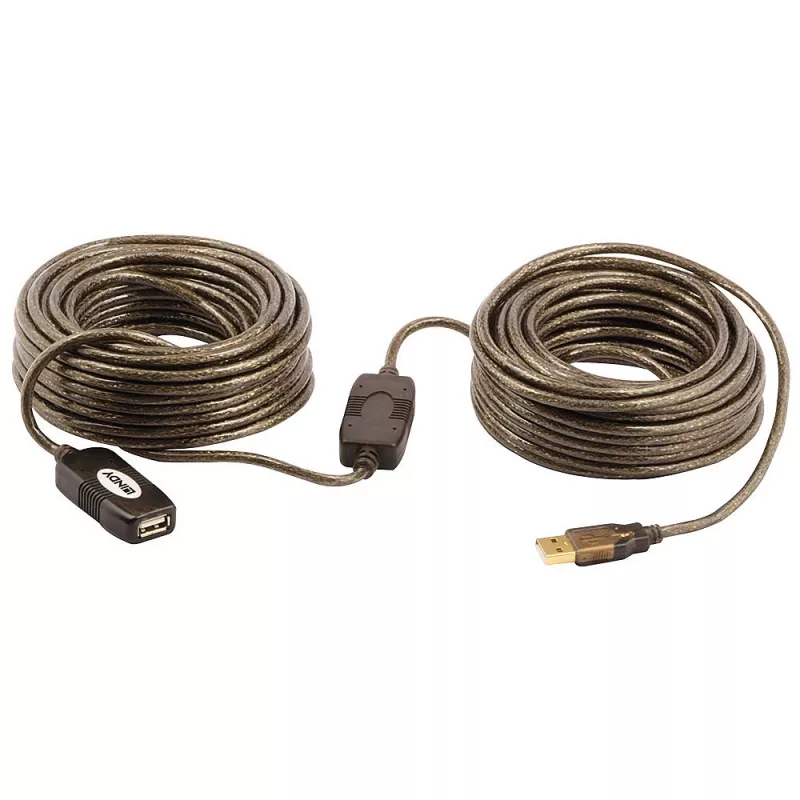 Lindy 20m USB 2.0 Active Extension, 20 m, 0.48 Gbit/s