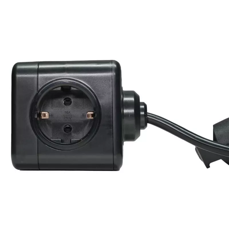 Microconnect GRUCUBE2USB-B3 power extension 3 m 3 AC outlet(s) Indoor Black