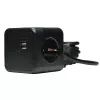 Microconnect GRUCUBE2USB-B3 power extension 3 m 3 AC outlet(s) Indoor Black