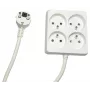 Microconnect MC-PSSQUARE040150FRW power extension 1.5 m 4 AC outlet(s) Indoor White