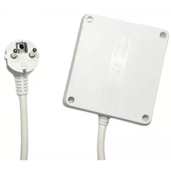 Microconnect MC-PSSQUARE040150FRW power extension 1.5 m 4 AC outlet(s) Indoor White