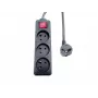 Microconnect MC-PSOO030150FRB power extension 1.5 m 3 AC outlet(s) Indoor Black