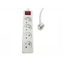 Power strip MicroConnect MC-PSOO040500FRW — 4-way with individual On/Off switches