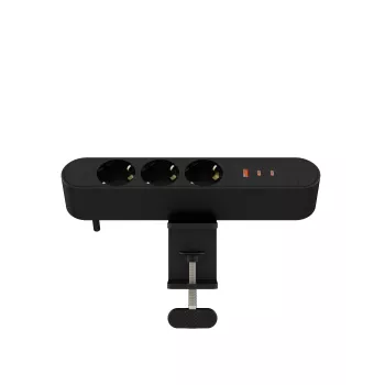Power socket multi desktop MicroConnect MC-MDPS-EU3-67W — 3 outlets, 67W total