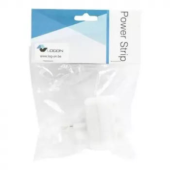 Power extension LOGON LPS140 — 3 AC outlets, indoor, 18 A, white
