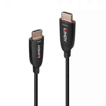 Lindy 40m Fibre Optic Hybrid HDMI 8K60 Cable 48 Gbit/s Black