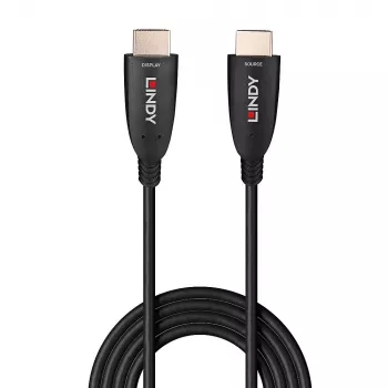 Lindy 40m Fibre Optic Hybrid HDMI 8K60 Cable 48 Gbit/s Black