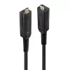 Lindy 20m Fibre Optic Hybrid Micro-HDMI 18G Cable with Detachable HDMI and DVI Connectors