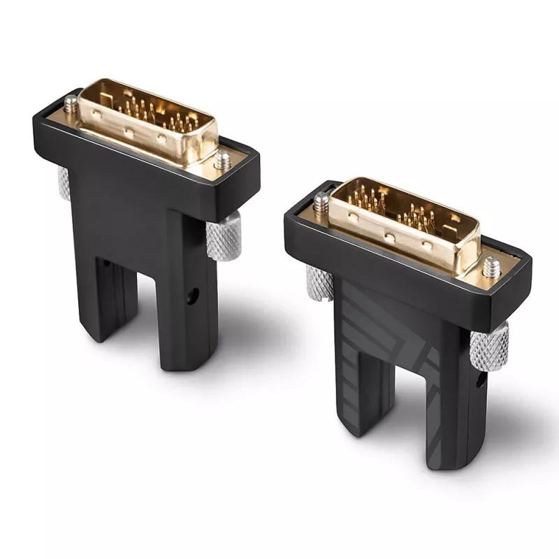 Lindy 70m Fibre Optic Hybrid Micro-HDMI 18G Cable with Detachable HDMI and DVI Connectors
