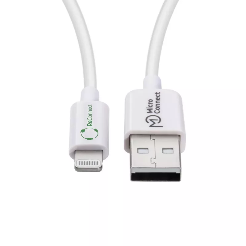 Lightning Cable MicroConnect ECO-LIGHTNING1 1m White USB A