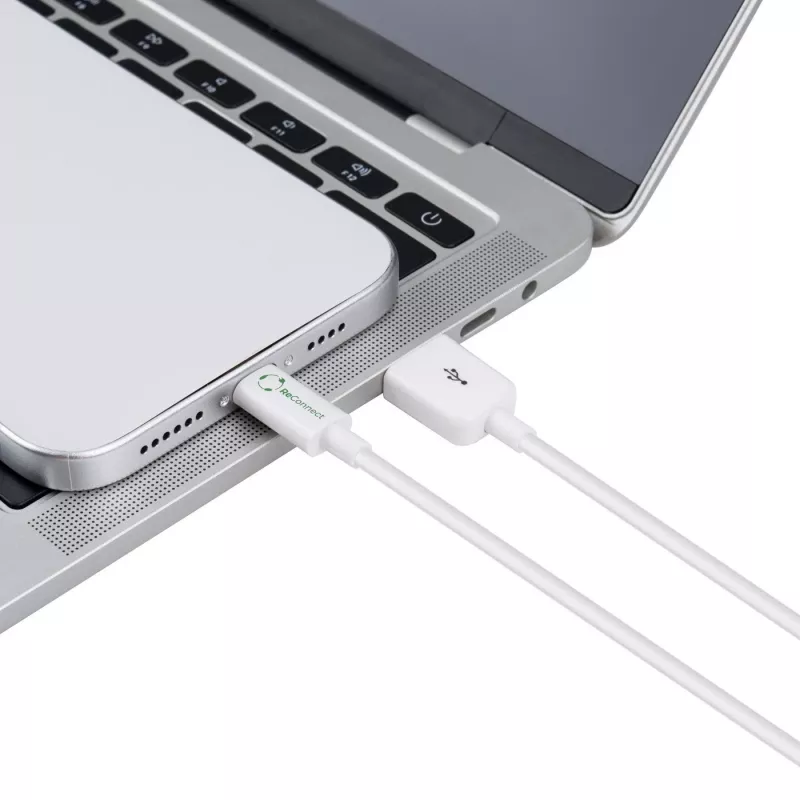 Lightning Cable MicroConnect ECO-LIGHTNING1 1m White USB A