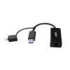 Lindy USB 3.2 Gen 1 Gigabit Ethernet Converter Wired USB Ethernet 5000 Mbit/s Black