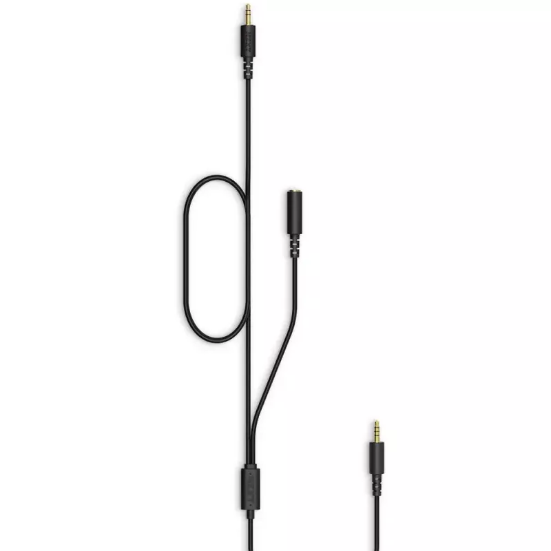Audio Cable NZXT ST-ACCC1-WW 2m 2x3.5mm TRRS Black