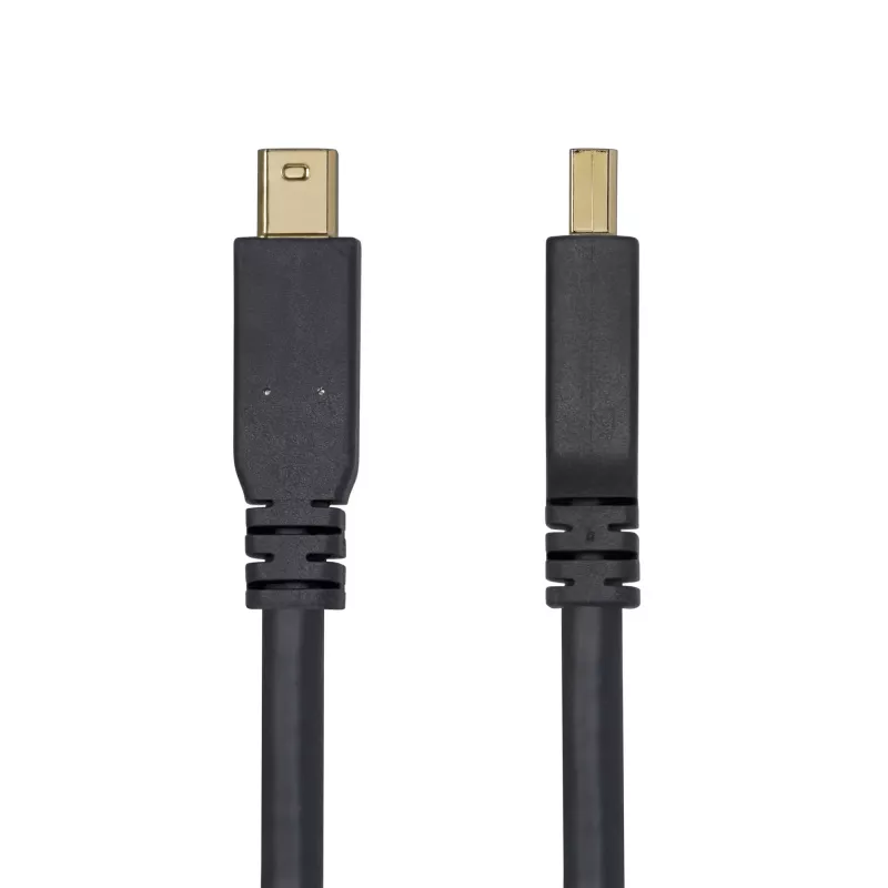 StarTech.com 10ft (3m) Mini DisplayPort to DisplayPort 1.4 Cable - 8K 60Hz/4K 120Hz HBR3 HDR, UHD mDP to DP 1.4 Cord, Ultra HD Monitor/Video Cable