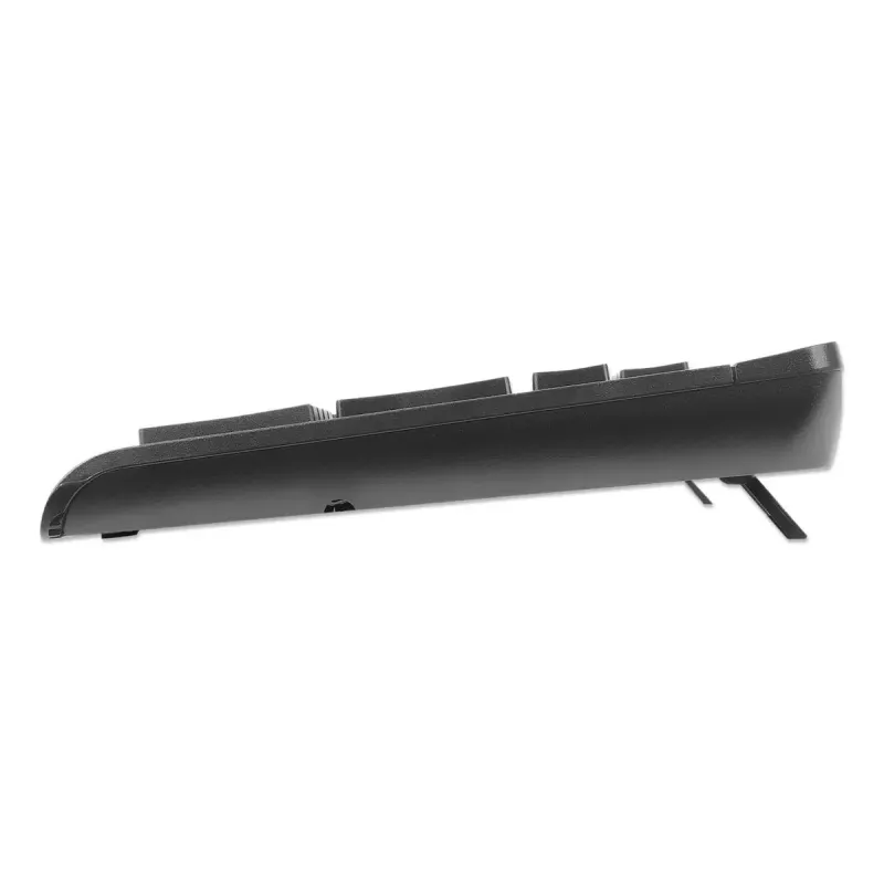 Keyboard Manhattan 180771 Wireless QWERTY Black Mouse Included