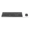 Keyboard Manhattan 180771 Wireless QWERTY Black Mouse Included