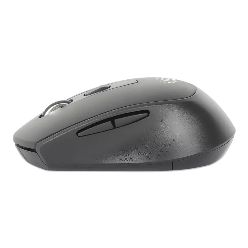 Manhattan MW6200 Wireless Mouse, USB-A Nano Receiver, Black