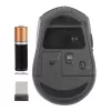 Manhattan MW6200 Wireless Mouse, USB-A Nano Receiver, Black