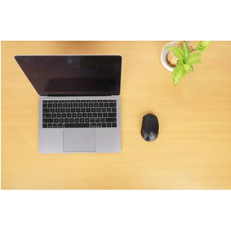 Manhattan MW6200 Wireless Mouse, USB-A Nano Receiver, Black