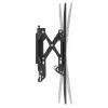 Manhattan TV & Monitor Mount Anti Theft Wall Tilt 43-100 Black VESA 200x200 to 800x400mm Max 75kg