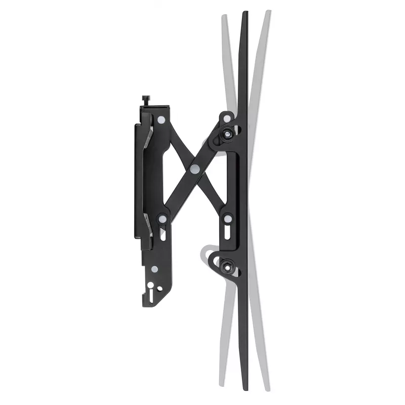 Manhattan TV & Monitor Mount Anti Theft Wall Tilt 43-100 Black VESA 200x200 to 800x400mm Max 75kg