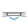 Manhattan TV & Monitor Mount Anti Theft Wall Tilt 43-100 Black VESA 200x200 to 800x400mm Max 75kg