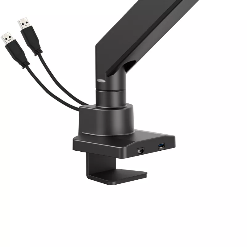 Manhattan TV & Monitor Mount Desk Full Motion Gas Spring 13-42 Black