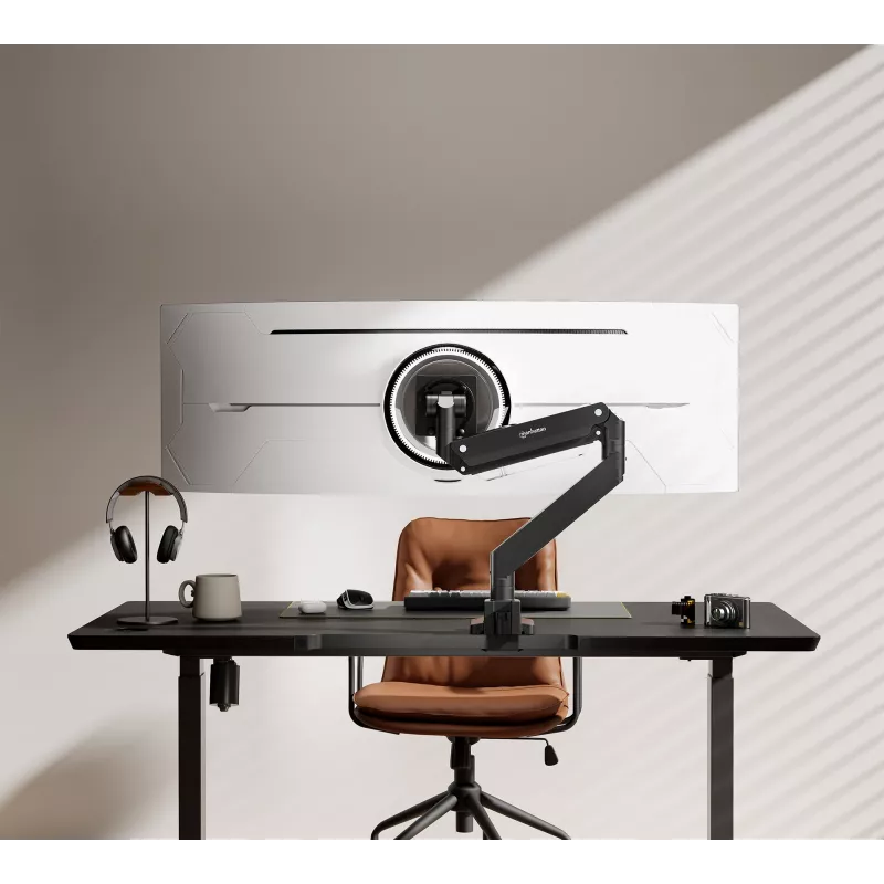 Manhattan TV & Monitor Mount Desk Full Motion Gas Spring 13-42 Black