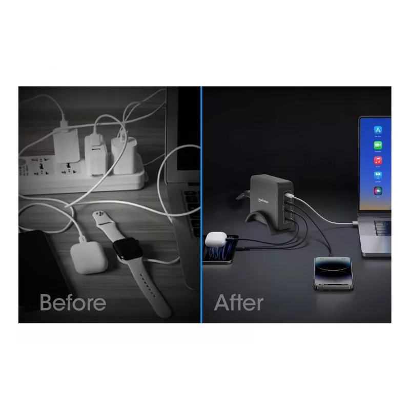 Charger Manhattan Four USB-C PD Ports 140W per Port 240W Total
