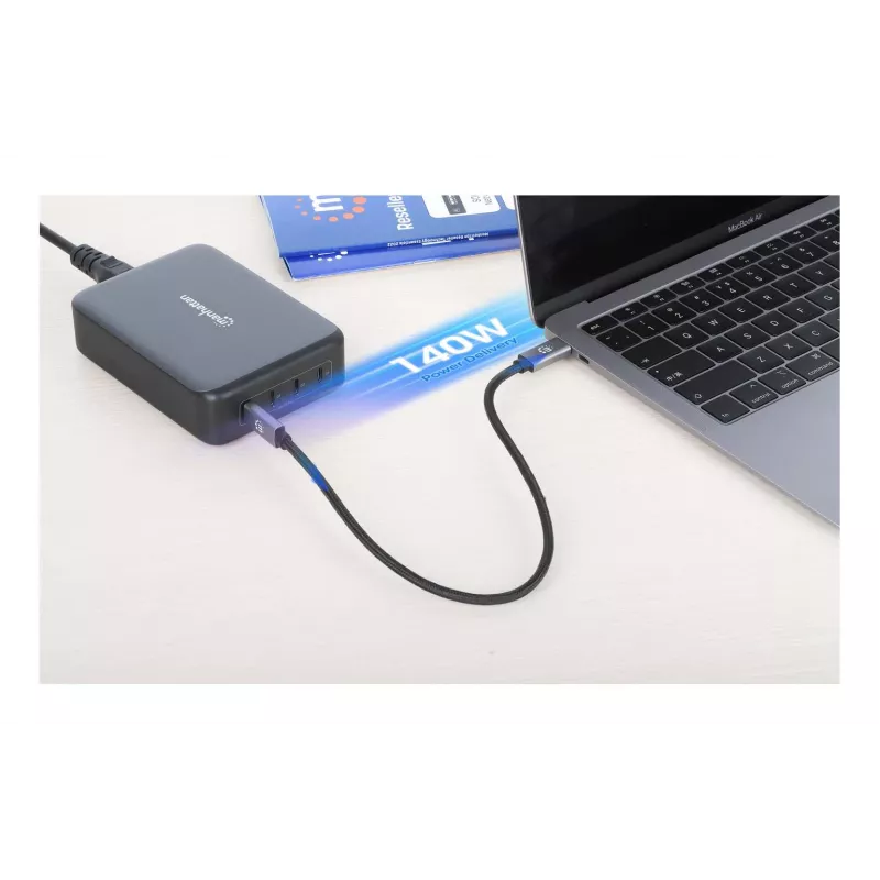 Charger Manhattan Four USB-C PD Ports 140W per Port 240W Total