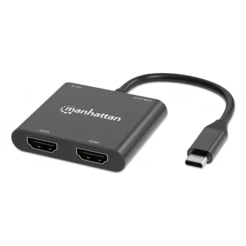 Multiport Adapter Manhattan 154321 USB Type-C to 2 HDMI USB-A Power Delivery 100W