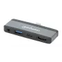 USB-C Travel Dock Manhattan 190404 4 Ports HDMI USB-A USB-C 3.5mm