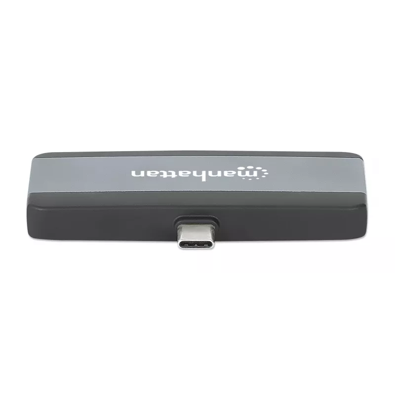 USB-C Travel Dock Manhattan 190404 4 Ports HDMI USB-A USB-C 3.5mm