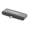 USB-C Travel Dock Manhattan 190404 4 Ports HDMI USB-A USB-C 3.5mm