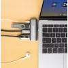 USB-C Travel Dock Manhattan 190404 4 Ports HDMI USB-A USB-C 3.5mm