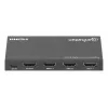 HDMI Switch 3x1 MANHATTAN 18G Automatic Manual IR Remote Control Black