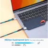 USB-C Male to USB-C Male Cable Manhattan 2m USB4 Gen 3x2 8K 60Hz
