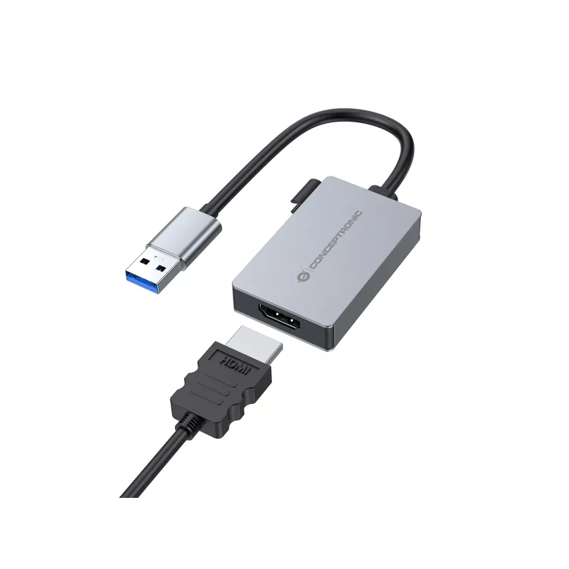 Conceptronic ABBY22G USB to HDMI 1.4 Adapter, 1080P 60Hz