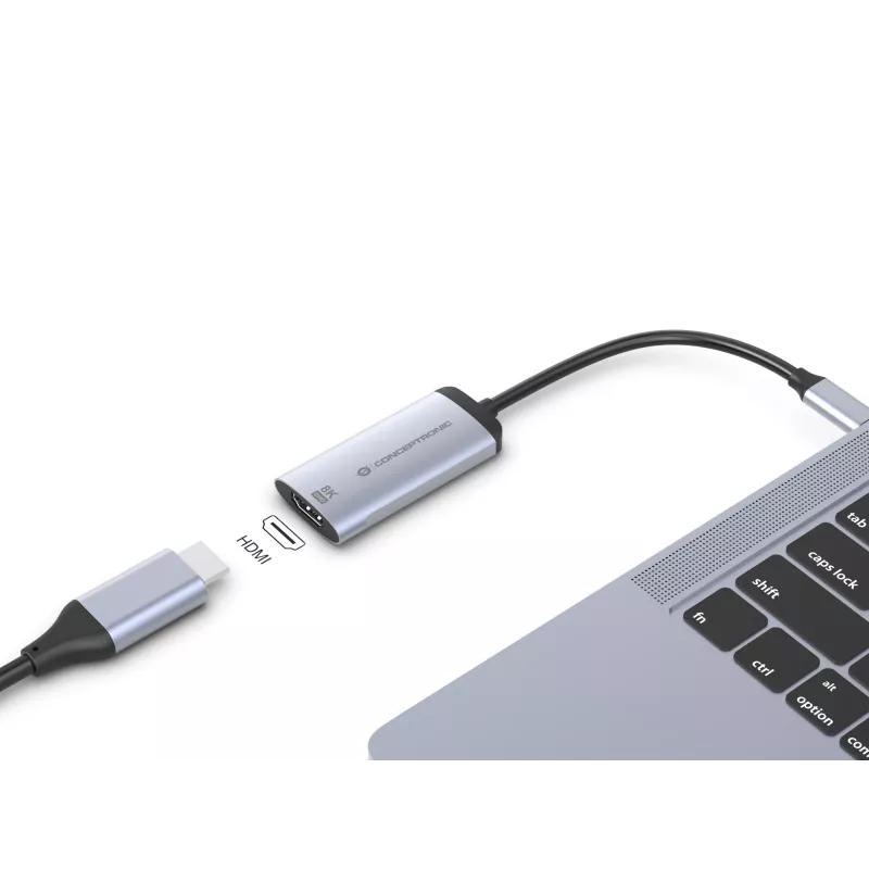 Conceptronic ABBY23G USB-C to HDMI 2.1 Adapter, 8K60Hz