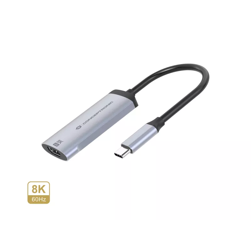 Conceptronic ABBY23G USB-C to HDMI 2.1 Adapter, 8K60Hz